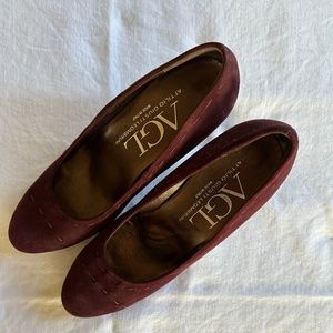 AGL Purple Suede Pump
